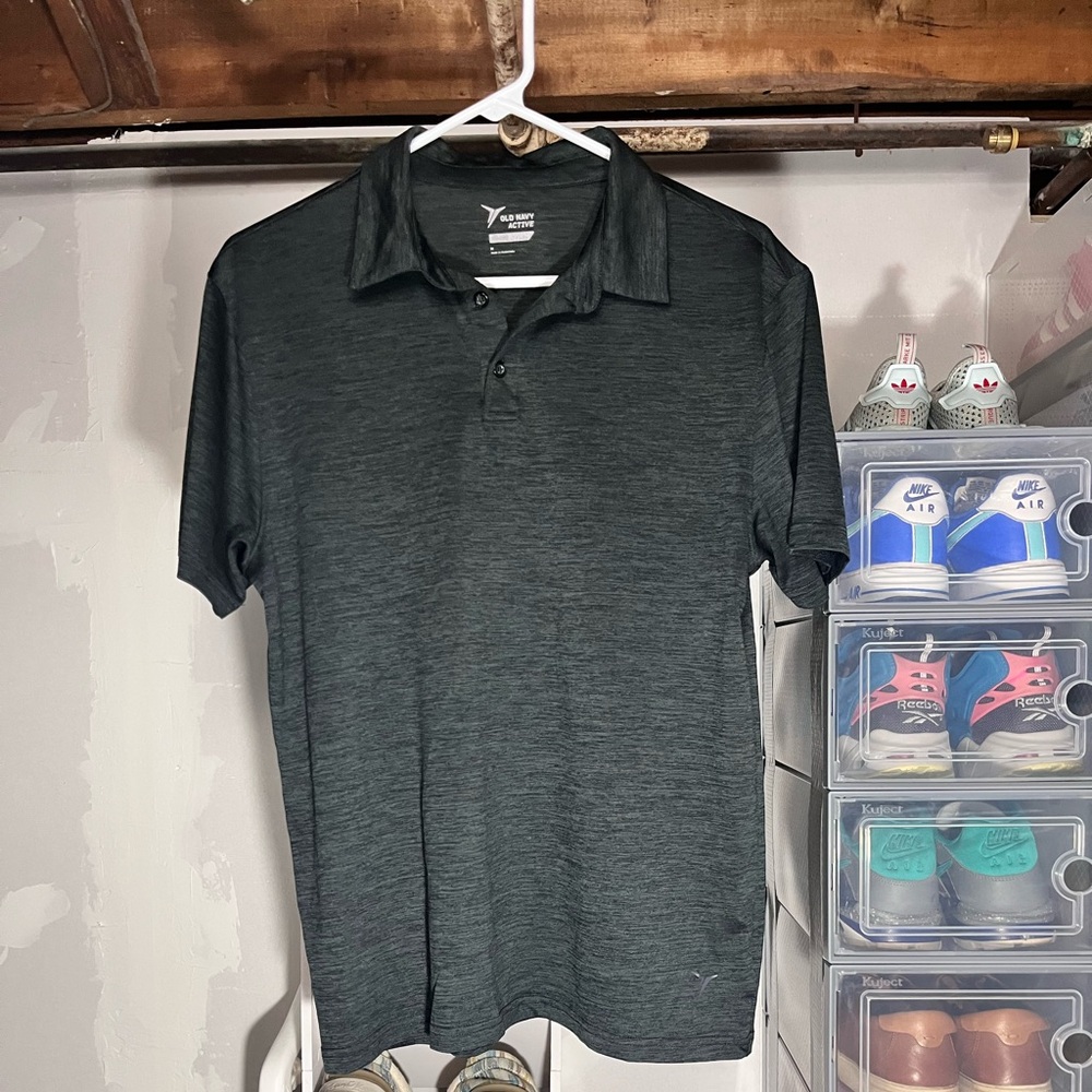 Old Navy Dark Gray Polo Shirt
